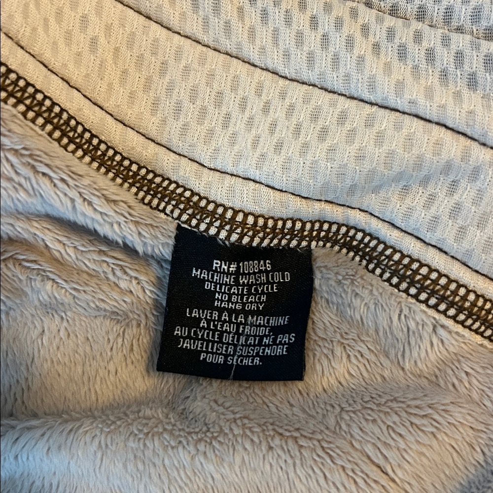 Kuhl Women's cream and Brown Fleece Jacket Size Medium - Picture 4 of 6